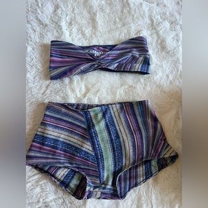 Frankie’s Bikinis shimmer bottoms